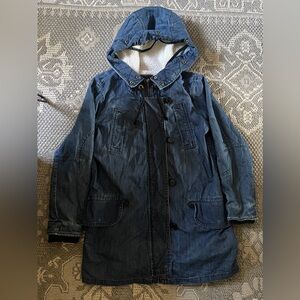 Puella Denim jacket with boucle vest